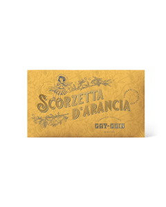 Tavoletta cioccolato fondente 65% all'arancia